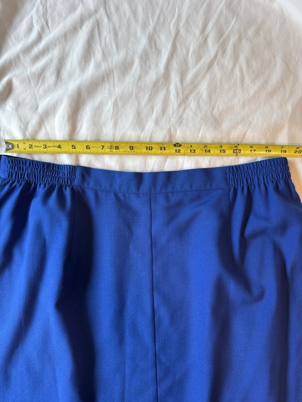 Vintage Casablanca Pencil Skirt in Royal Blue - Picture 4 of 5